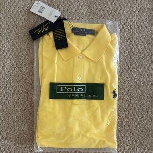 Polo by Ralph Lauren Men's Bright Yellow Polo Shirt
